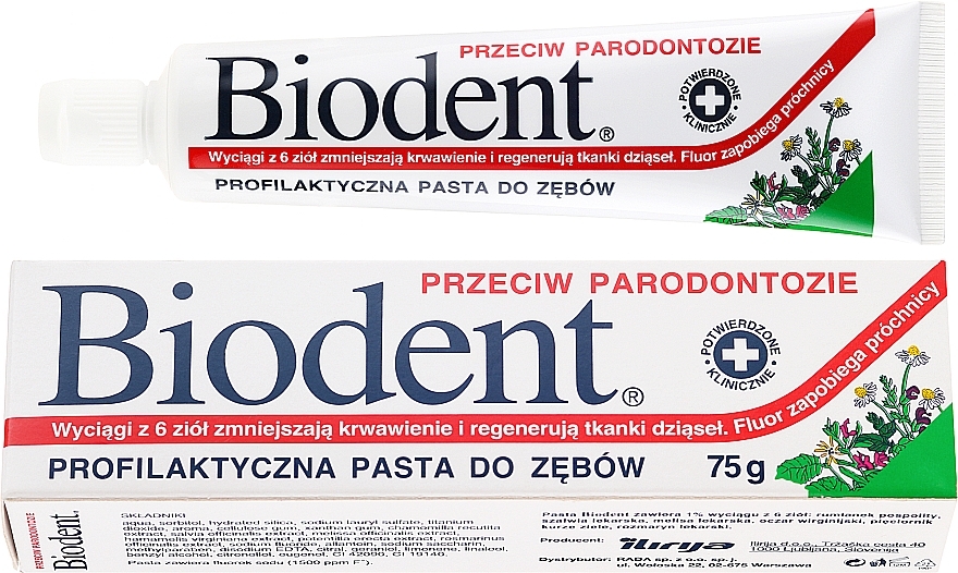 Anti-Periodontitis Toothpaste - Biodent  — photo N1