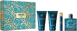 Fragrances, Perfumes, Cosmetics Versace Eros Eau - Set (edp/100ml+edp/10ml+sh/gel/75ml+ash/balm/75ml)