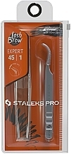 Fragrances, Perfumes, Cosmetics Lash Tweezers TE-45/1  - Staleks Pro Expert 45 Type 1