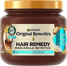 Hair Mask - Garnier Original Remedies Nourishing Hair Mask Elixir De Argan — photo N1