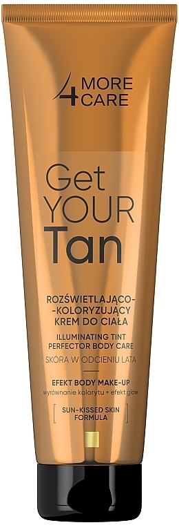 Illuminating Body Cream - More4Care Get Your Tan! Illuminating Tint Perfector Body Care — photo N1
