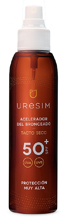 Sunscreen Oil - Uresim Dry Oil Tan Accelerator Spf50 — photo N1