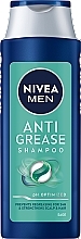 Men Shampoo for Oily Hair - Nivea Men Anti Grease Shampoo — photo N1