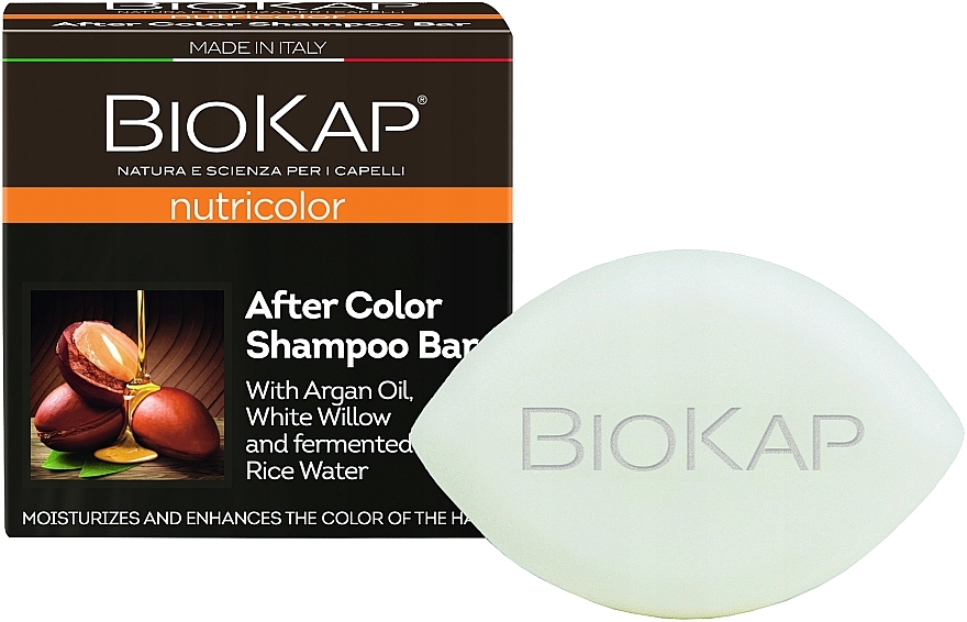 After Color Shampoo Bar - BiosLine Biokap Nutricolor — photo N1