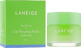 Intensive Regenerating Lip Mask with Apple & Lime Scent - Laneige Lip Sleeping Mask Apple Lime — photo N19