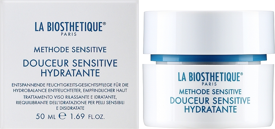 Regenerating Moisturizing Cream for Sensitive Dehydrated Skin - La Biosthetique Douceur Sensitive Hydratante Cream — photo N2