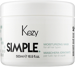 Moisturizing Hair Mask - Kezy Simple Moisturizing Mask — photo N1