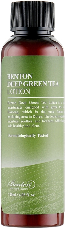 Moisturizing Green Tea Lotion - Benton Deep Green Tea Lotion — photo N2