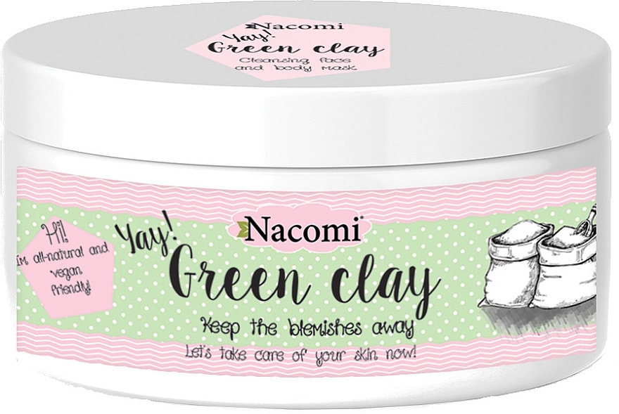 Clay Face Mask - Nacomi Green Clay — photo N1