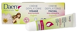 Fragrances, Perfumes, Cosmetics Rosehip Face Depilation Cream - Daen Rosehip Facial Depilatory Cream