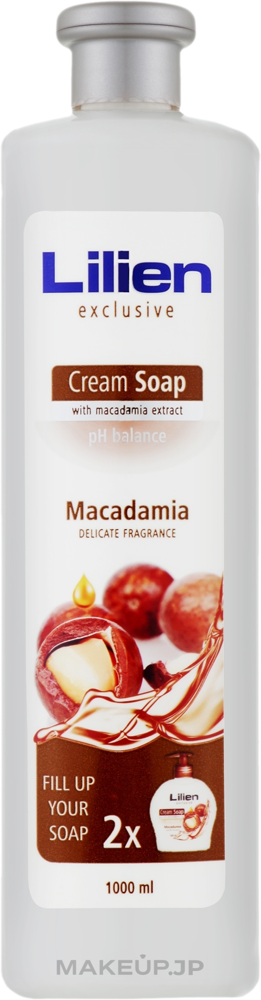 Macadamia Liquid Cream Soap - Lilien Macadamia Cream Soap (refill) — photo 1000 ml