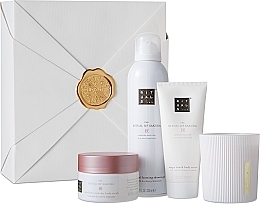 Fragrances, Perfumes, Cosmetics Set - Rituals The Ritual Of Sakura Medium Gift Set 2022 (scr/125g + cr/100ml + foam/200ml + candle/140g)