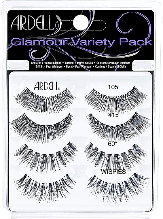 Flase Lashes - Ardell Glamour Variety Pack of False Eyelashes — photo N5