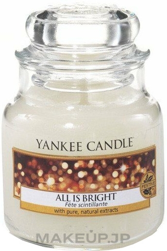 Scented Candle in Jar - Yankee Candle All is Bright — photo 104 g