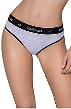 Brazilian Sport Panties, grey - Passion — photo N1