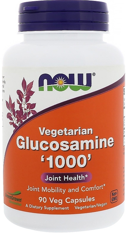 Vegetarian Glucosamine, 1000 mg, capsules - Now Foods Glucosamine Vegetarian — photo N1