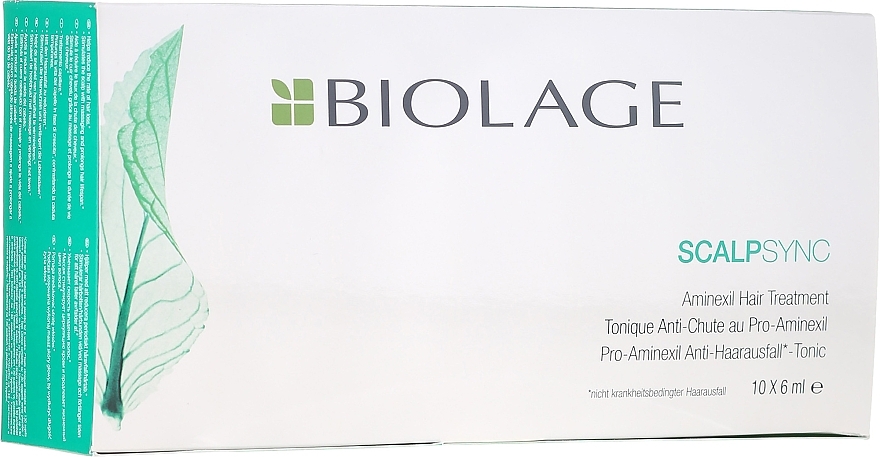 Anti Hair Loss Ampules Kit - Biolage Scalpsync Aminexil Hair Treatment — photo N4