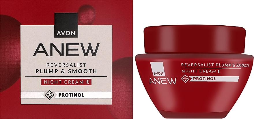 Revitalizing Night Face Cream with Protinol - Avon Reversalist Plump & Smooth Night Cream Protinol — photo N2