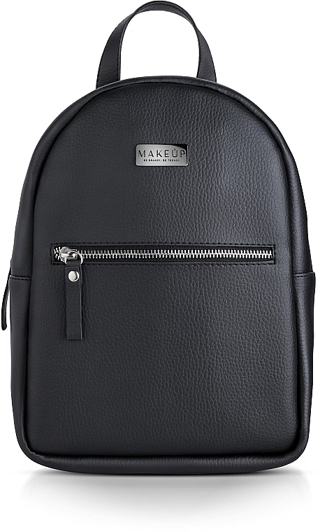 Sleek and Chic Backpack, Black - MakeUp — photo N1