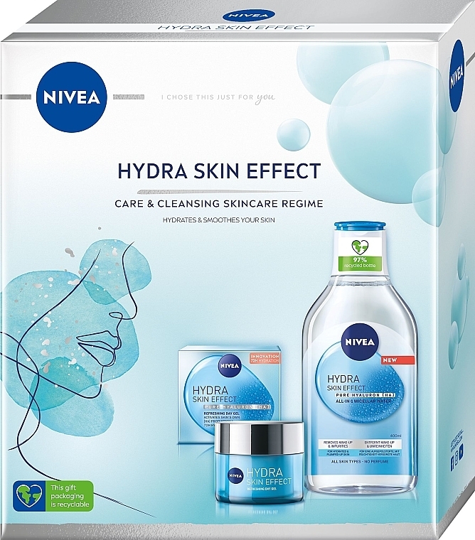 Set - Nivea Hydra Skin Effect Care & Cleansing — photo N1