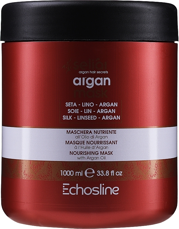 Argan Oil Hair Mask - Echosline Seliar  — photo N3