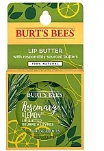 Lip Balm - Burt's Bees Rosemary & Lemon Lip Butter — photo N1