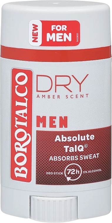 ロールオンデオドラント制汗剤 - Borotalco Men Absolute Dry Amber Scent — photo N1