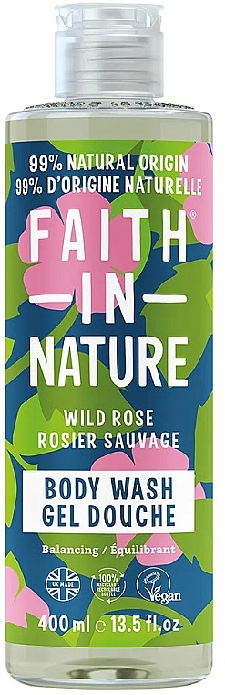 Wild Rose Shower Gel - Faith In Nature Wild Rose Body Wash — photo N2
