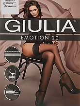 Stockings "EMOTION" 20 DEN, caramel - Giulia — photo N3