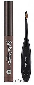 Holika Holika Wonder Drawing Big Brow Set (brow/brush/1pc + eyebrow/pencil/1,2g) - Holika Holika Wonder Drawing Big Brow Set (brow/brush/1pc + eyebrow/pencil/1.2g) — photo N1