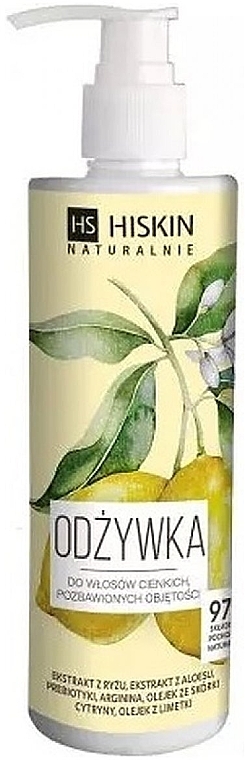 Lemon Conditioner for Thin, Volumeless Hair - HiSkin Naturalnie — photo N1