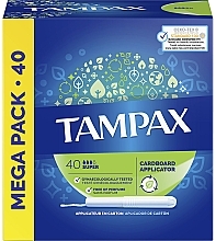 Fragrances, Perfumes, Cosmetics Tampons with Applicator, 40 pcs. - Tampax Compak Super