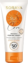 Fragrances, Perfumes, Cosmetics Blue Agave & Tregalase Face Sunscreen - Soraya Sun Care SPF50