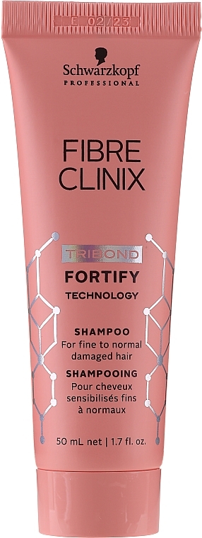Strengthening Hair Shampoo - Schwarzkopf Professional Fibre Clinix Fortify Shampoo — photo N1