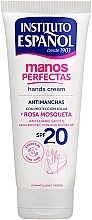 Hand Cream - Instituto Espanol Manos Perfectas Anti-Stain SPF20 — photo N1