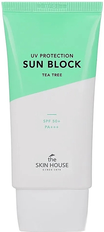 Tea Tree Sunscreen - The Skin House UV Protection Sun Block Tea Tree SPF50+ — photo N1