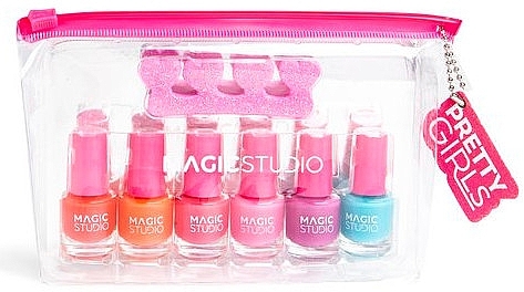 Nail Polish Set, 8 products - Magic Studio Pretty Girls Nail Polish Set — photo N1