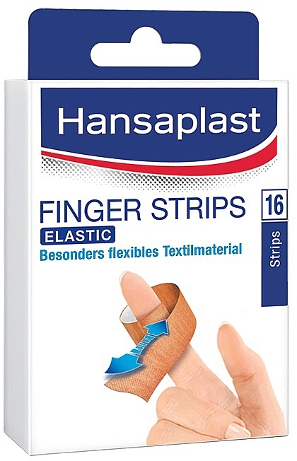 Hand Plaster, 16 pcs - Hansaplast Finger Strips — photo N1