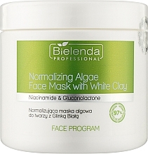 Normalizing Algae Face Mask with White Clay - Bielenda Professional Mask — photo N5