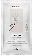 Fragrances, Perfumes, Cosmetics Lightening Powder, 7 tones - Montibello Denuee Intense Black Lightening Powder