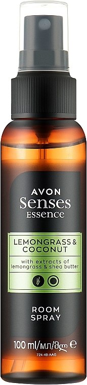 Lemongrass & Coconut Air Fragrance Spray - Avon Senses Essence Lemongrass & Coconut — photo N1