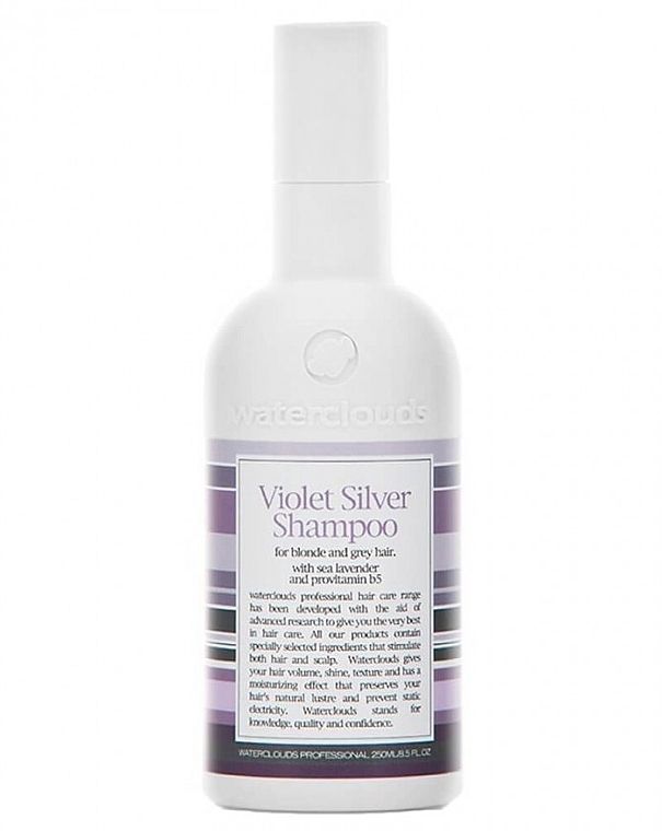 Anti-Yellow Shade Shampoo - Waterclouds Violet Silver Shampoo — photo N1