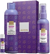 Fragrances, Perfumes, Cosmetics Set - Avon Super Star (shm/cond/200ml + b/spray/100ml + lip/balm/4g)