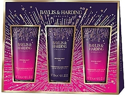 Fragrances, Perfumes, Cosmetics Set - Baylis & Harding Moonlight Fig Luxury Hand Treats Gift Set (h/cr/3x50ml)