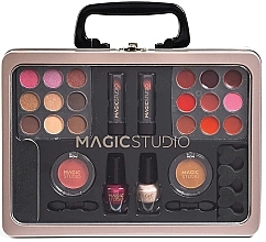 Makeup Kit in Case, 28 products - Magic Studio Colorful Total Colors Case — photo N1