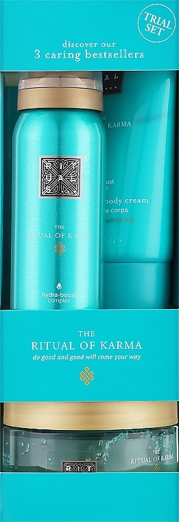 Set - Rituals The Ritual of Karma (sh/gel/50ml + b/scr/125ml + b/cr/70ml) — photo N1