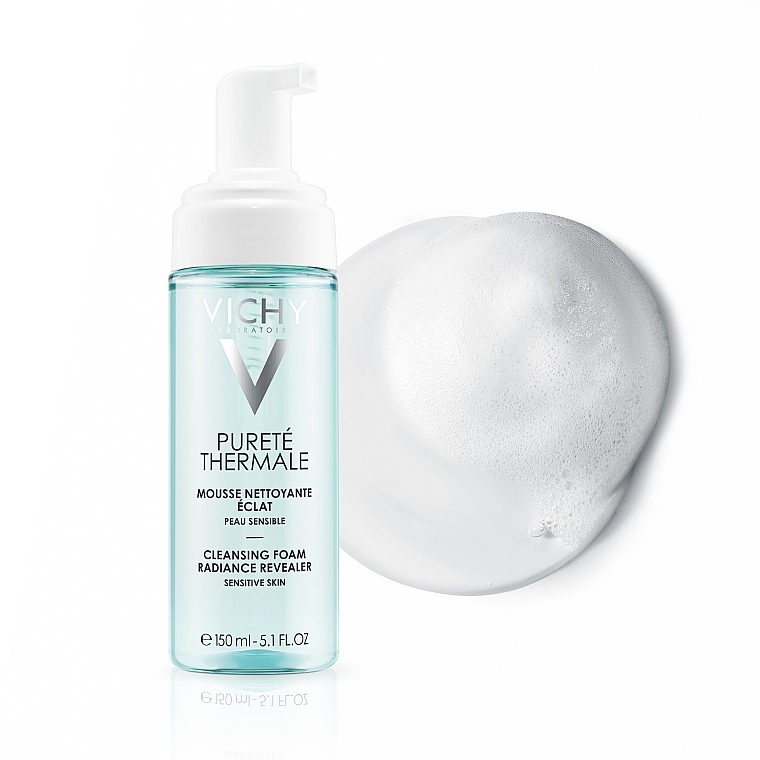 Face Foaming Cleanser - Vichy Purete Thermale Eau Moussante — photo N4