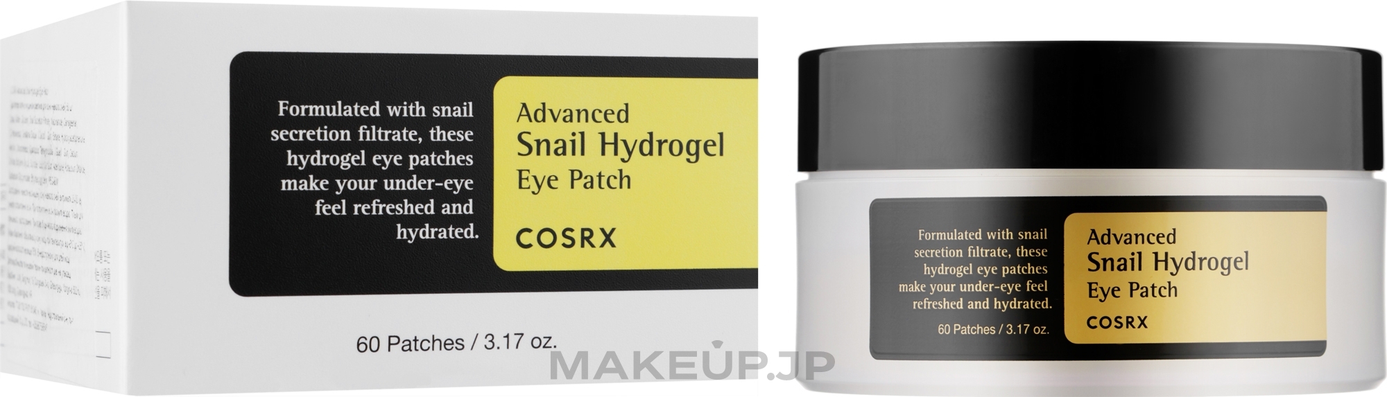 Hydrogel Eye Patch with Snail Mucin - Cosrx Advanced Snail Hydrogel Eye Patch — photo 60 szt.