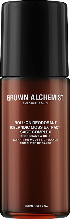 Roll-On Deodorant "Icelandic Moss & Sage" - Grown Alchemist Roll-On Deodorant — photo N1