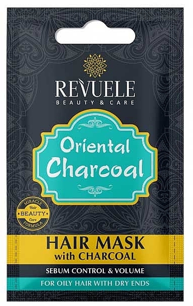 Charcoal Hair Mask - Revuele Oriental Charcoal Hair Mask — photo N1